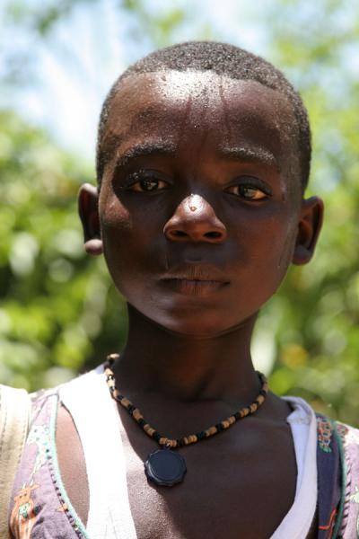 Image of Haitian boy posing