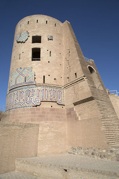 Timurid Tower, or Malik Tower, seen from below | Herat Citadel | Afghanistan