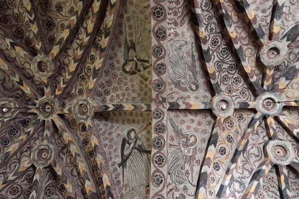 Picture of Looking up at the ceiling of Kumlinge churchKumlinge - Åland Islands