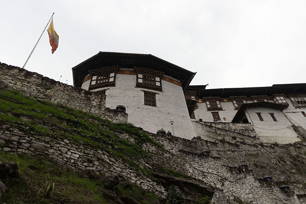 Picture of Lhuentse Dzong is constructed on top of a ridgeLhuentse Dzong - Bhutan