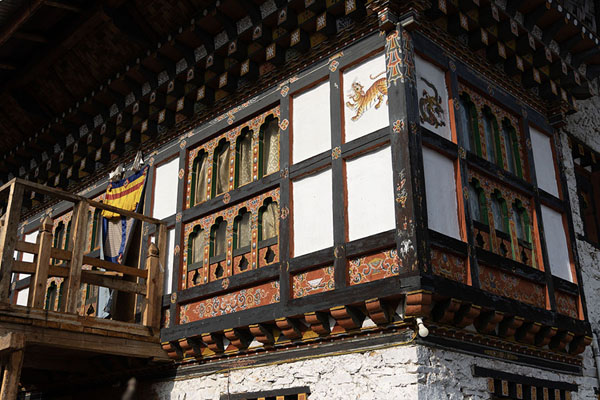 Foto van Traditional house in UraUra - Bhutan