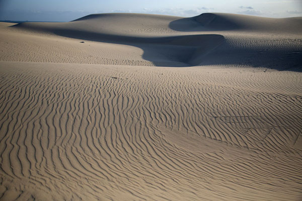 Foto van Sand dunes in the early morning - BraziliÃ« - Amerika