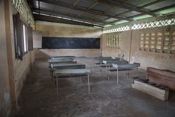 old empty classroom