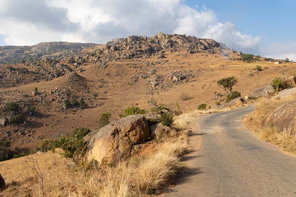 Picture of Sibebe rock (Eswatini): Road leading all the way up to Sibebe rock