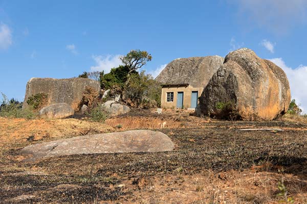 Picture of Rocks with house on the slopes of Sibebe rockSibebe - Eswatini