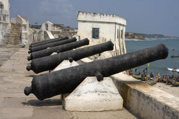 Picture of Cannons defending Cape Coast castleCape Coast - Ghana