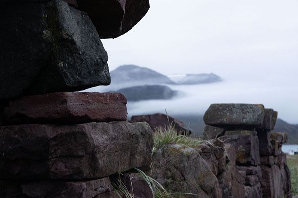 Picture of Nordic ruins of Garðar in Igaliku - Greenland - Europe