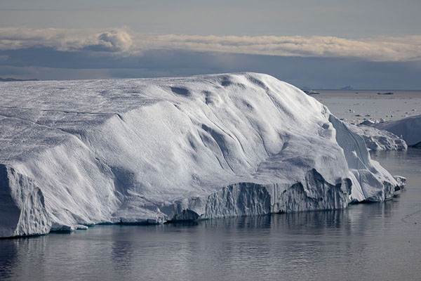 Foto di View over icebergs at the fjord near Ilulissat -  - Europa