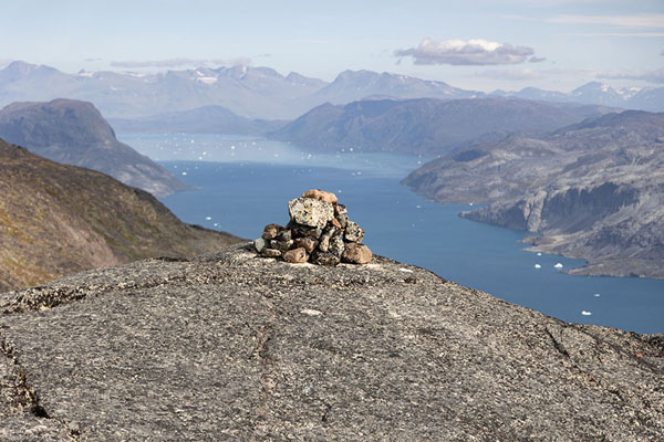 Picture of Narsaq (Greenland): View over Tunulliarfik fjord from near the peak of Qaqqarsuaq