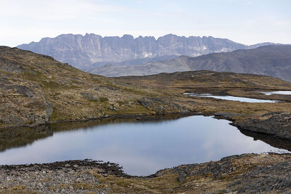 Picture of Narsaq (Greenland): Some of the small mountain lakes I saw on my hike in the mountains north of Narsaq