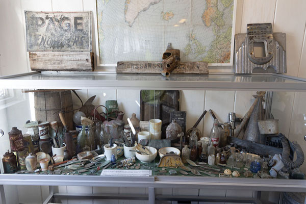 Picture of Some of the many World War II objects on display in the museum of Narsarsuaq - Greenland - Europe