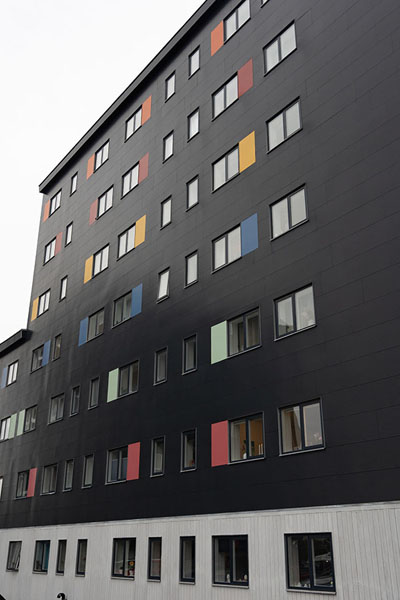 Photo de One of the modern buildings in the city of Nuuk -  - Europe