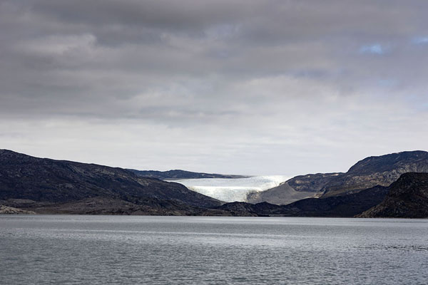 Glacier coming down from the massive Greenlandic ice sheet | Paakitsoq ice sheet | Greenland