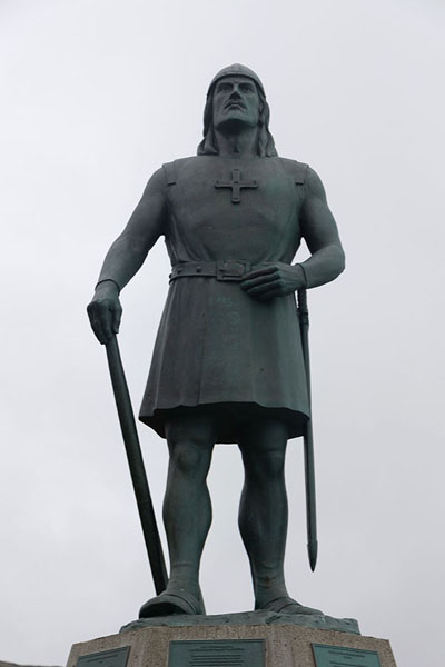 Picture of Statue of Leif Erikson towering above QassiarsukQassiarsuk - Greenland