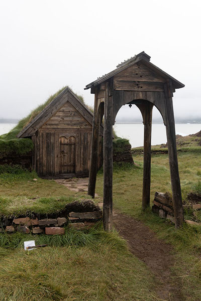 Picture of Replica of old Norse church of Brattahlíð in Qassiarsuk