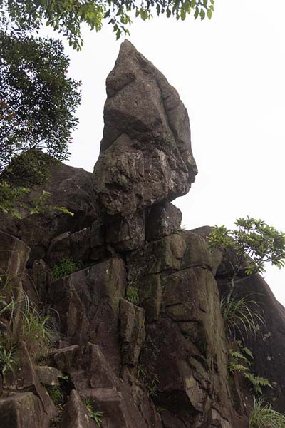 Foto van Rock formation near Lion HeadLion Rock - Hong Kong