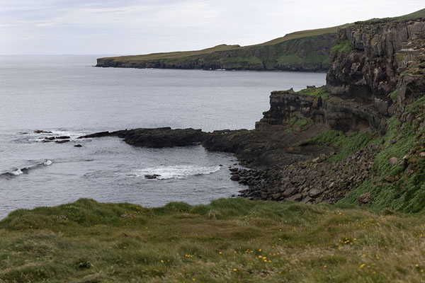 Foto di The rocky coast at the northern part of GrímseyGrímsey - Islanda