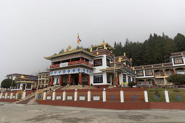 View of the temple complex of Bomdila monastery |  | India