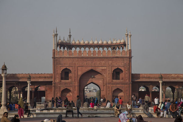View towards the eastern exit across the courtyard of Jama Masjid | Jama Masjid | India