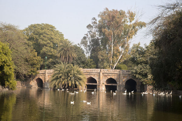 Picture of Athpula, the eight-piered bridge in the north of Lodi GardensDelhi - India