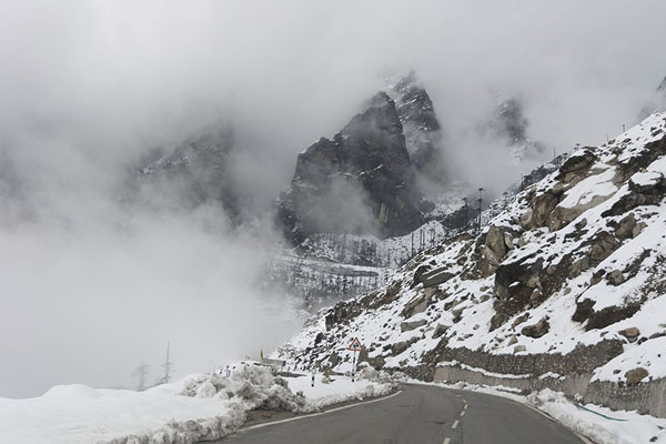 Picture of Road south of Sela PassSela Pass - India