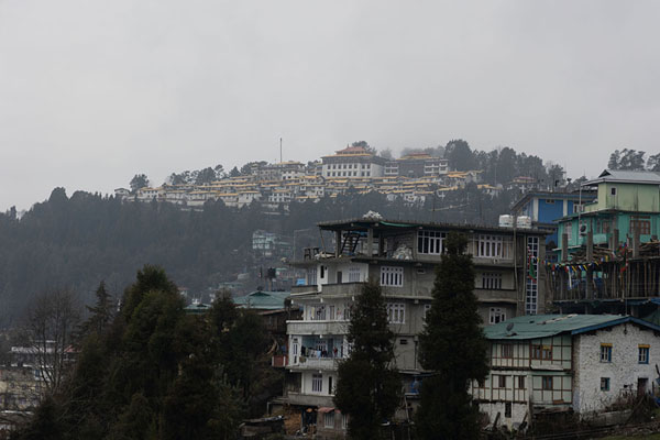 Picture of View of Tawang monastery from the distanceTawang - India