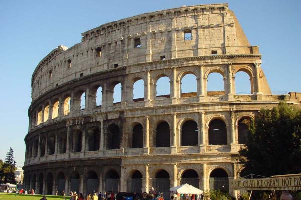 Picture of Colosseum (Italy): Colosseum from outside - Rome