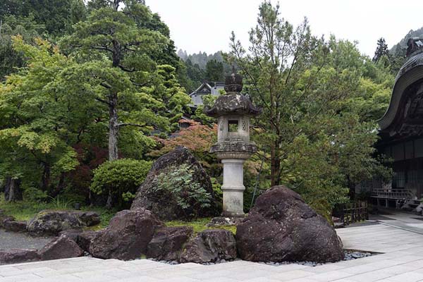 Foto van Small Japanese garden in KoyasanKoyasan - Japan