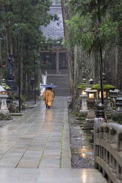 Picture of View towards the Kobodaishi mausoleum from Gobyobashi bridge