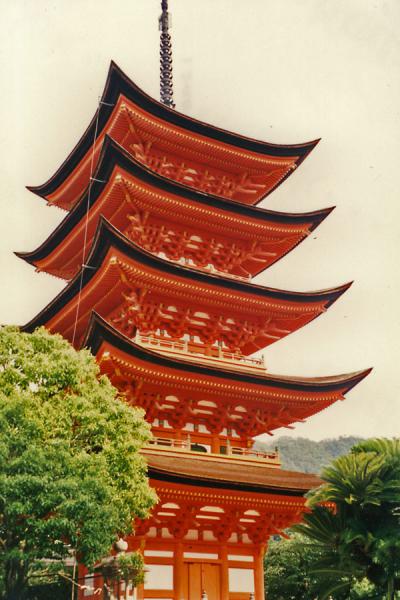 Picture of Miyajima (Japan): Miyajima - five-storied pagoda