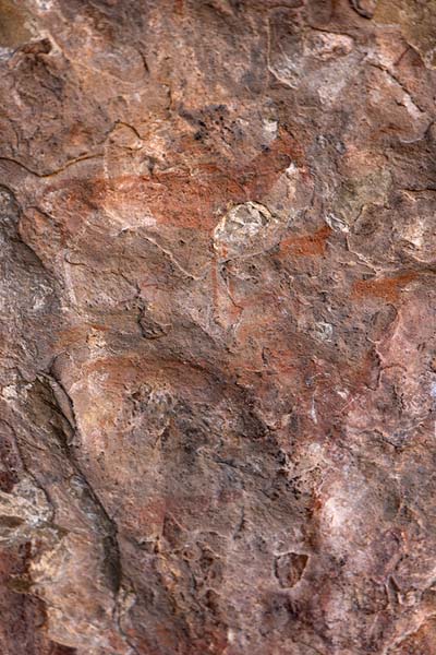 Rock art inside the Liphofung cave | Grottes de Liphofung | Lesotho