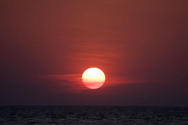 Picture of Sunset over Lake Malawi seen from Likoma Island (Likoma, Malawi)