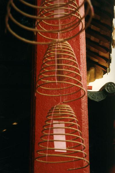 Picture of Kuala Lumpur (Malaysia): Chinese temple with incense - Kuala Lumpur