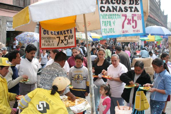 Picture of Stall with typical food on Zocalo, Mexico CityMexico City - Mexico