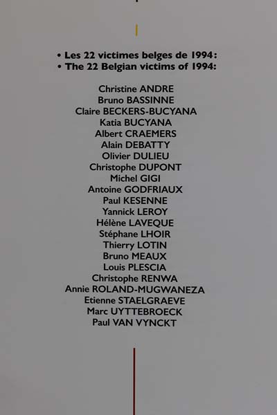 Foto van List of all the Belgian peacekeepers who were killed trying to bring peace to RwandaKigali - Rwanda