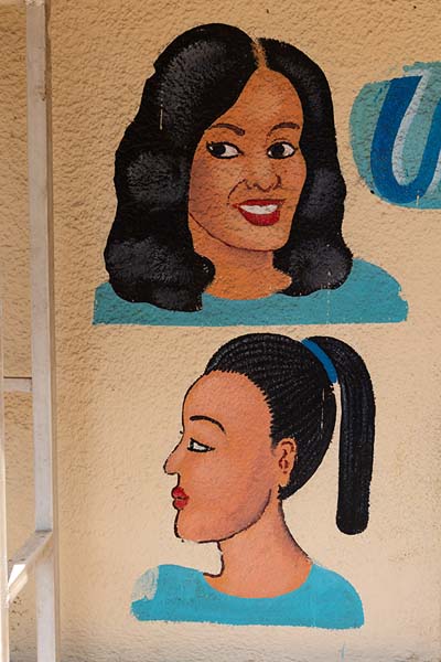 Sign of a hairdresser | Nyamirambo community | Rwanda