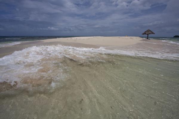 Picture of Wave washing ashore Morpion isletMorpion - Saint Vincent and the Grenadines