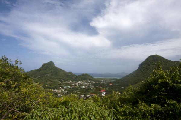 The highest peaks and the interior of Union Island | Union  Island | 