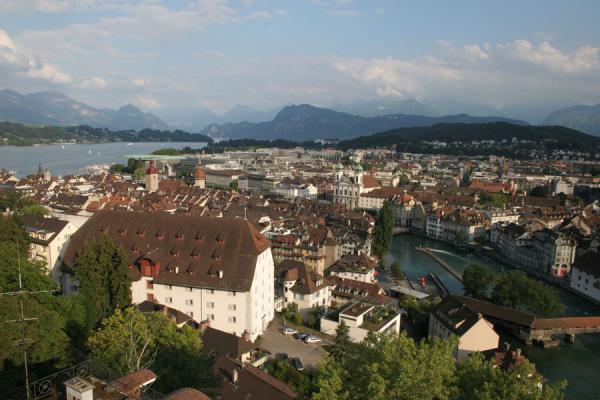 Picture of View over Lucerne from the Männlitower (Lucerne, Switzerland)