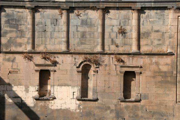 Picture of Close-up of one of the walls of the ancient Bosra amphitheatreBosra - Syria