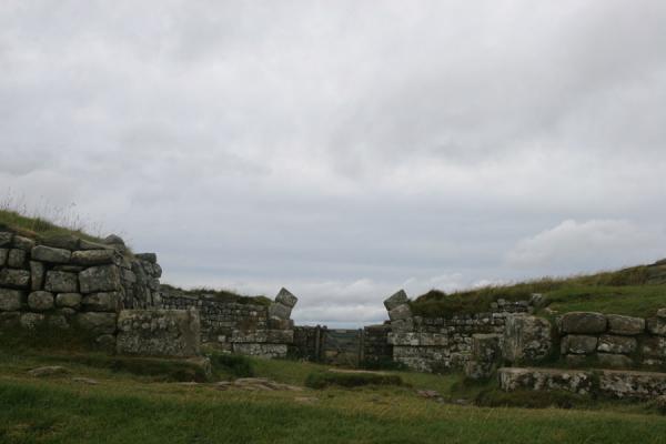 Remains of the gate arch at milecastle 37 | Hadrian's Wall | United Kingdom