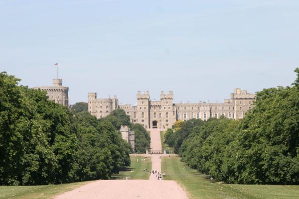 Picture of Windsor Castle seen from the Long Mile (Windsor, United Kingdom)