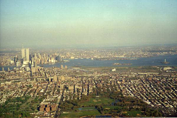 Manhattan from above - dec 2000, New York City 