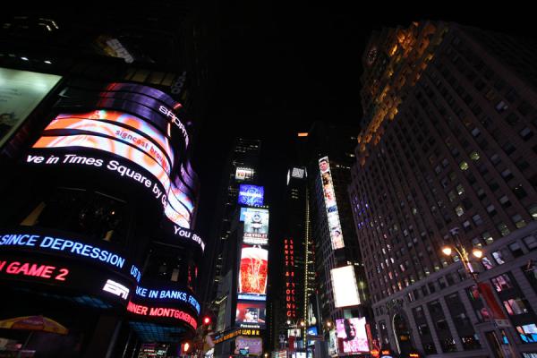 Picture of Times Square (United States): Light madness in the late evening on Times Square